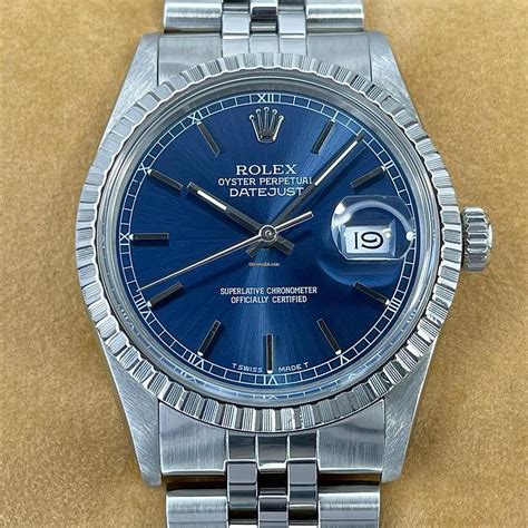 rolex 16030 blue dial|rolex datejust 36.